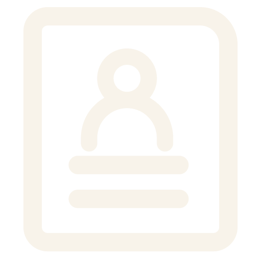 User bio icon